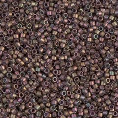 NO:084 Miyuki Delica Boncuk 11/0 DB380 Mat Metalik Yeşil Mor Yanar Döner