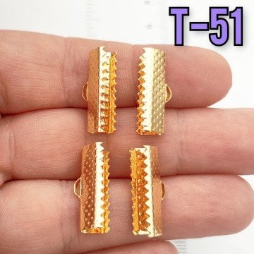 T-51 Altın Kaplama Timsah Kapama 20 mm