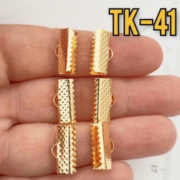 T-41 Altın Kaplama Timsah Kapama 16 mm