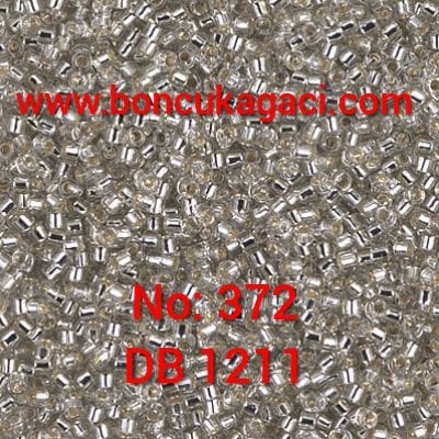 NO:372 Miyuki Delica Boncuk 11/0 DB1211 Kristal Kalay Rengi