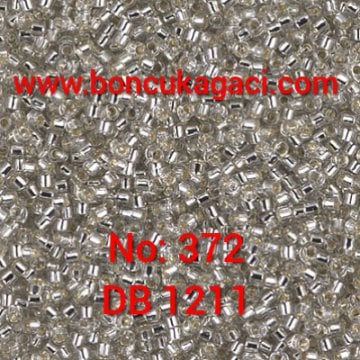 NO:372 Miyuki Delica Boncuk 11/0 DB1211 Kristal Kalay Rengi