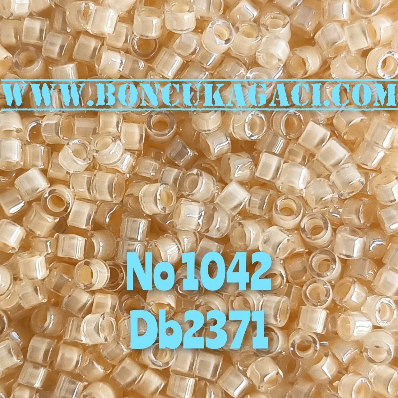 NO:1042 Miyuki Delica , Miyuki Boncuk 11/0 DB2371 Parlak Fil Dişi