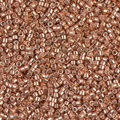 NO:092 Miyuki Delica Boncuk 11/0 DB0434 Galvaniz Muscat Rose Bakır