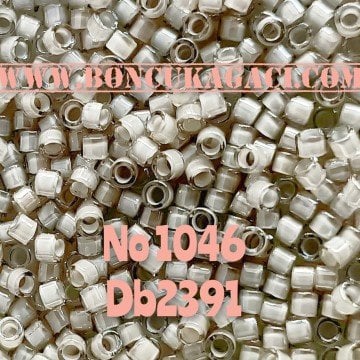 NO:1046 Miyuki Delica Boncuk 11/0 DB2391 Ay Taşı Gri