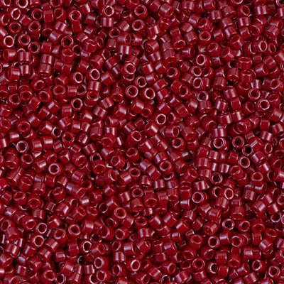 NO:153 Miyuki Delica , Miyuki Boncuk 11/0 DB654 bordo
