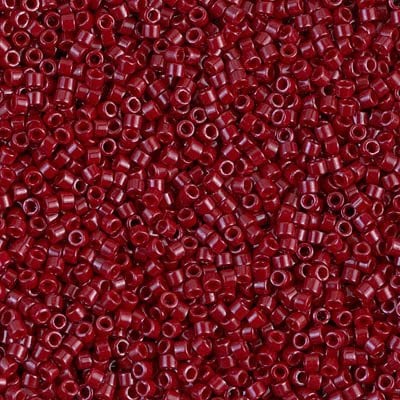NO:153 Miyuki Delica , Miyuki Boncuk 11/0 DB654 bordo