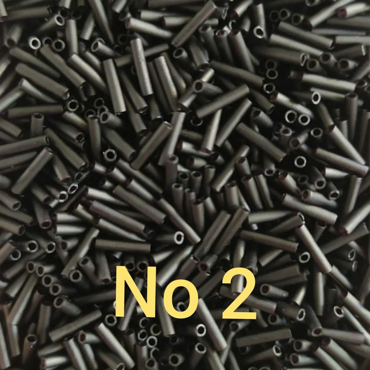 Miyuki Boru Boncuk , Slender Bugle No: 02 Mat Siyah 5 gr