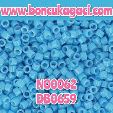 NO:062 Miyuki Delica Boncuk 11/0 DB0659 Boyalı Deniz Mavi