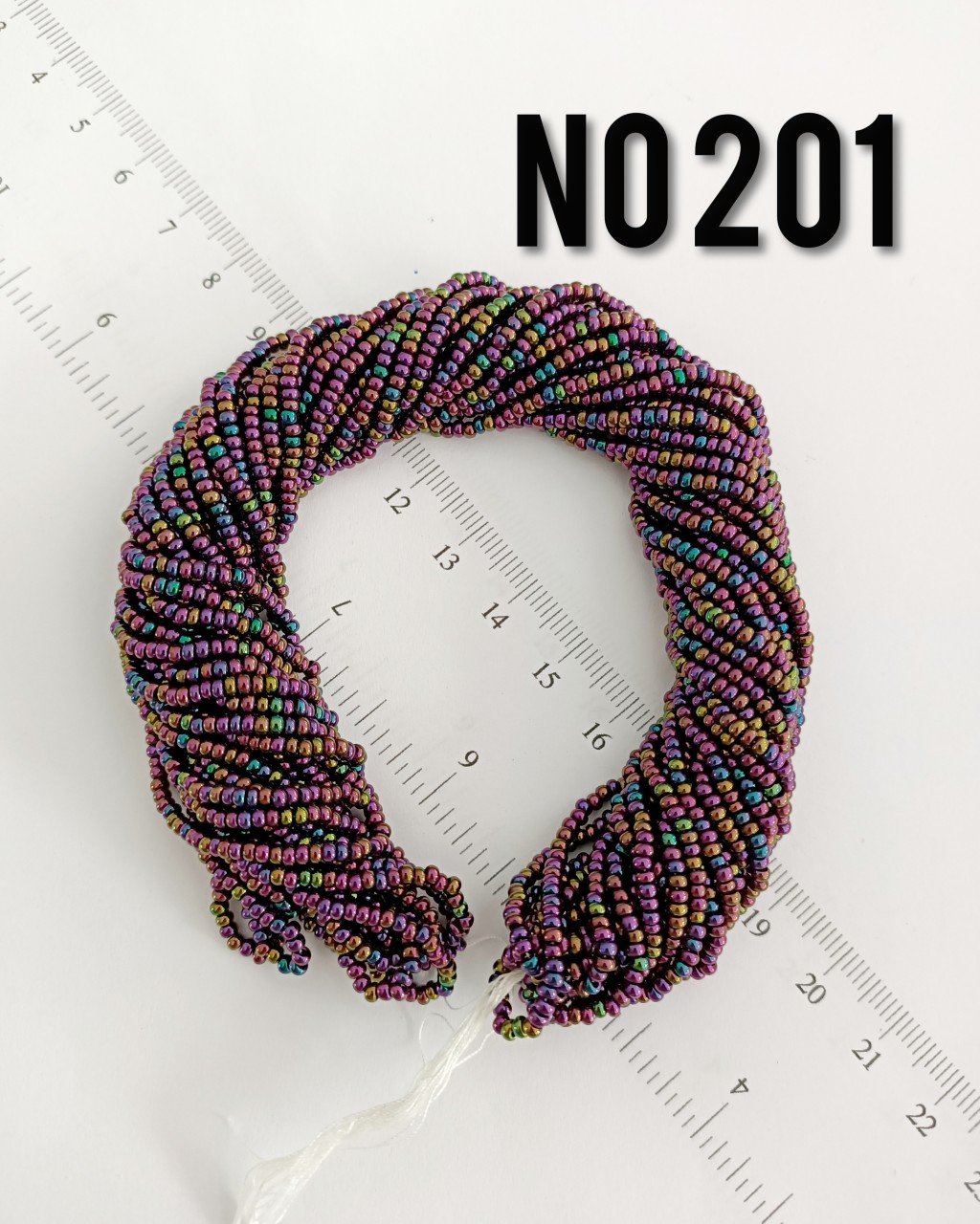 No: 201 Yanar Döner Mor  Preciosa Dizi Kum Boncuk 11/0