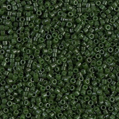 NO:160 Miyuki Delica , Miyuki Boncuk 11/0 DB663 Opak Koyu Yeşil