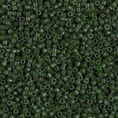 NO:160 Miyuki Delica , Miyuki Boncuk 11/0 DB663 Opak Koyu Yeşil