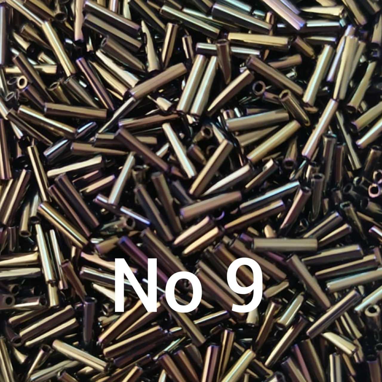 Miyuki Boru Boncuk , Slender Bugle No: 09 Parlak Antik Hareli 5 gr