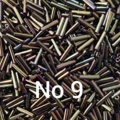 Miyuki Boru Boncuk , Slender Bugle No: 09 Parlak Antik Hareli 5 gr