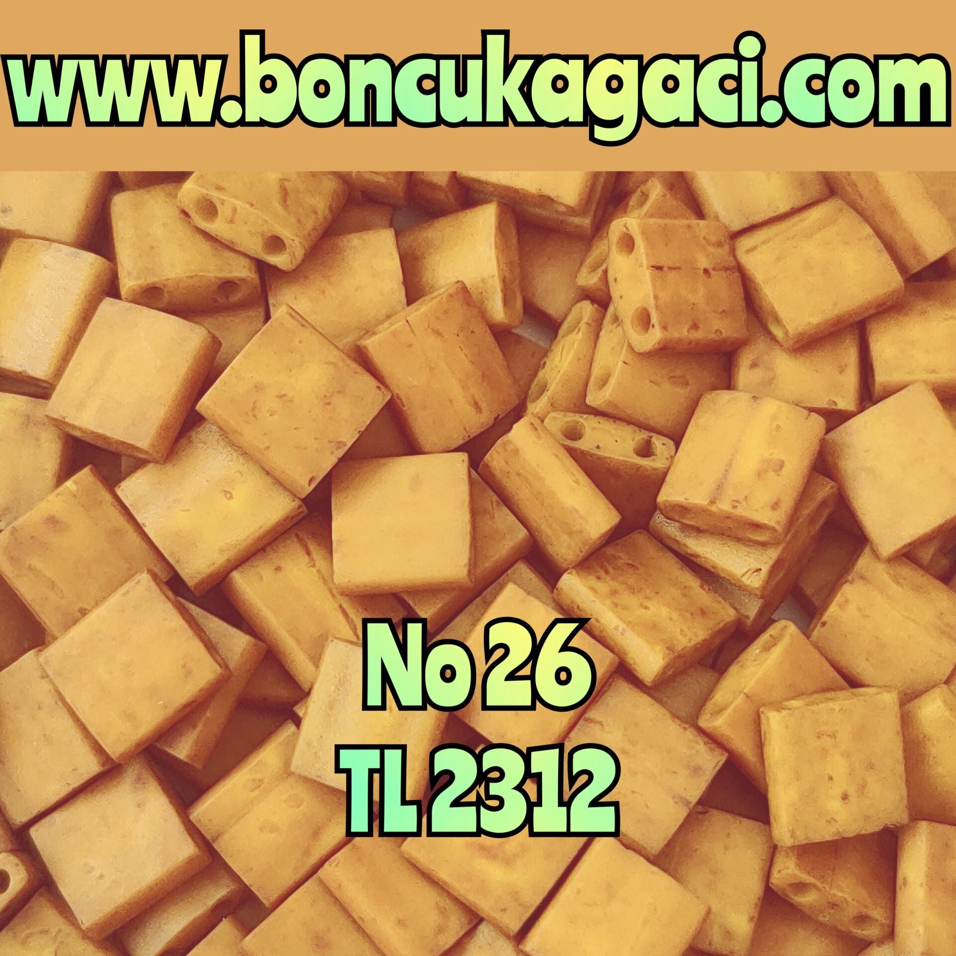 No: 26 Miyuki Boncuk , MİYUKİ TİLA  BONCUK TL2312 Mat Deve Tüyü Rengi 5 gr