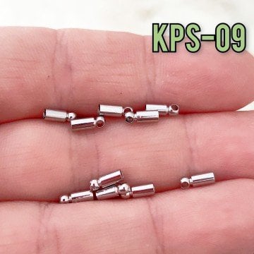 KPS-09 Rodyum Kaplama Pirinç Kapsül Kapama 2 mm