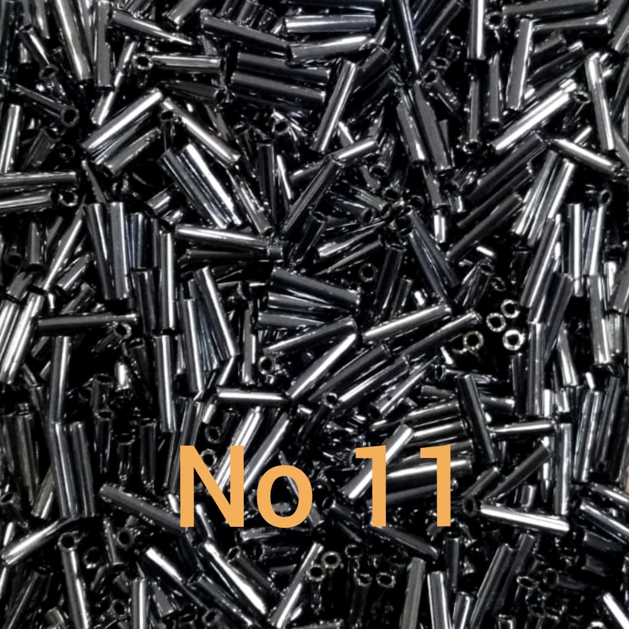 Miyuki Boru Boncuk , Slender Bugle No: 11 Parlak Antrasit 5 gr