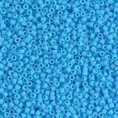 NO:166 Miyuki Delica , Miyuki Boncuk 11/0 DB755  mat açık mavi