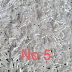 Miyuki Boru Boncuk , Slender Bugle No: 05 Sedefli Beyaz 5 Gr