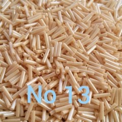 Miyuki Boru Boncuk , Slender Bugle No: 13 Koyu Krem 5 Gr