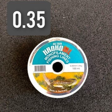 Krokodil 0.35 mm Şeffaf Misina