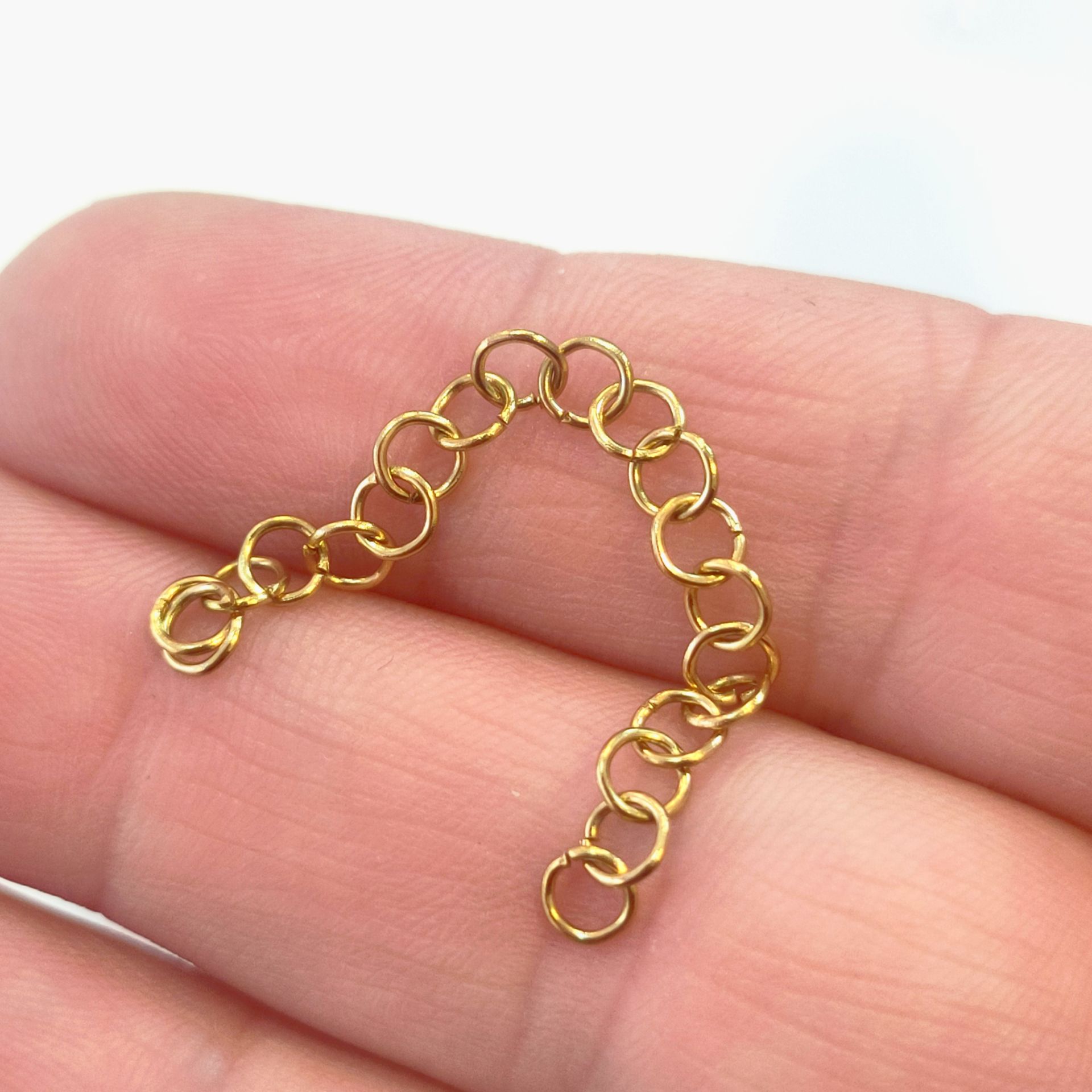 ÇLH-12 A Kalite Kaplama Altın Renk 316L Cerrahi Çelik Şerit Halka 4*0.6 mm