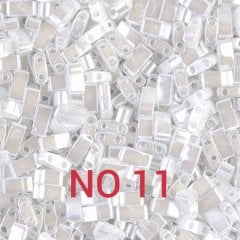 NO:11 Miyuki Half-Tila , Half Tila Boncuk HTL-420  5 gr