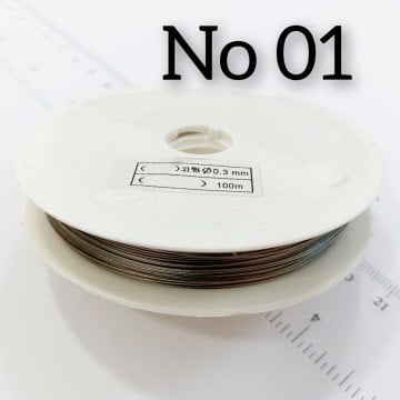No 01 Hayalet Tel ( Çelik Tel ) 0.30 mm