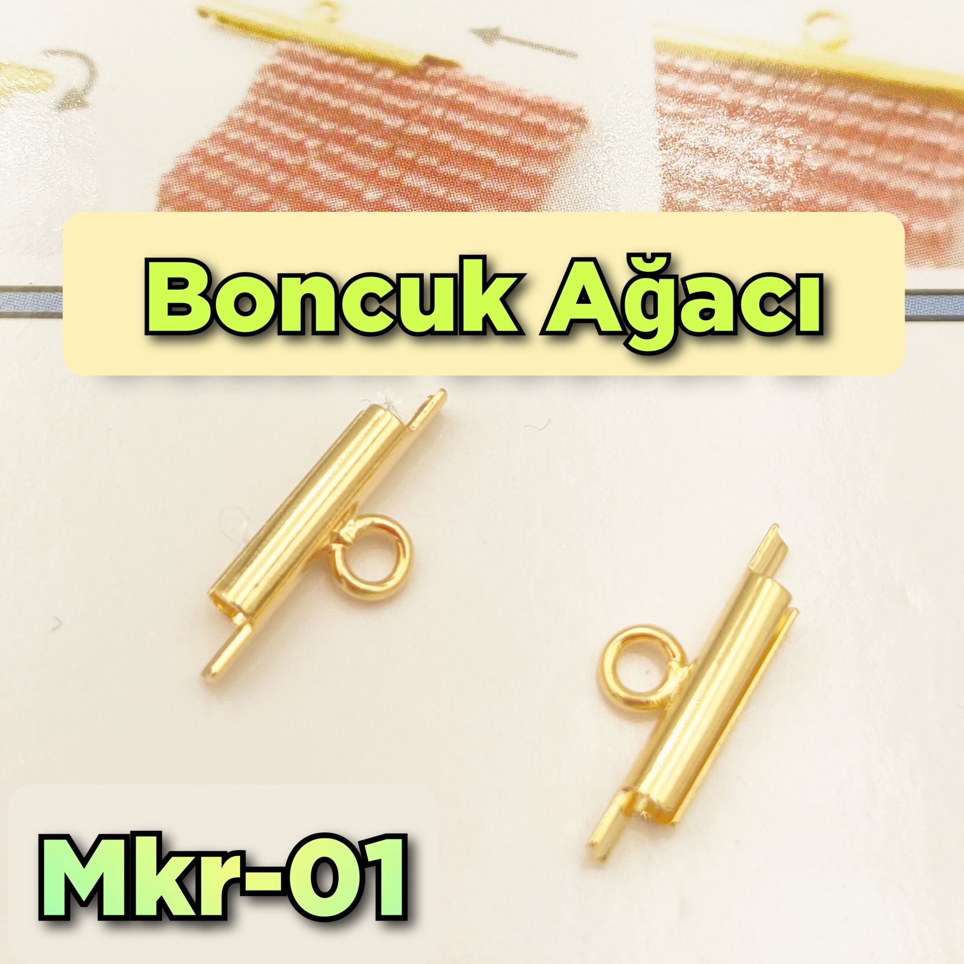 MKR-01 Orjinal Miyuki Korniş Kapama Altın Renk 10 mm