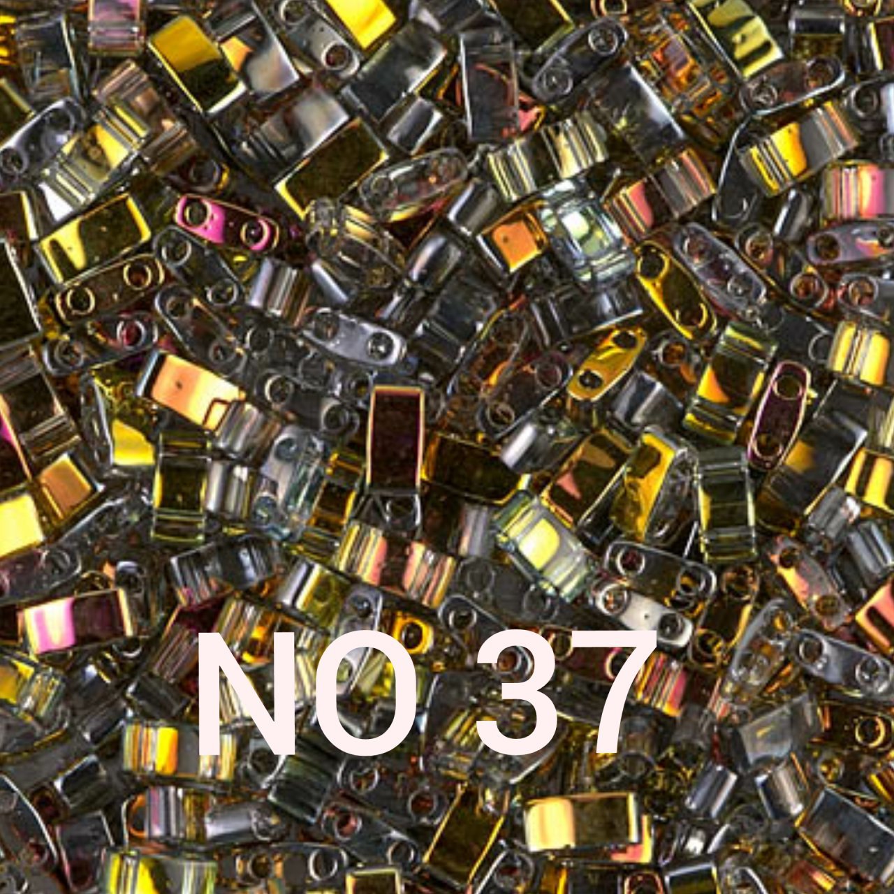 NO:37 Miyuki Half-Tila , Half Tila Boncuk HTL-4551  5 gr