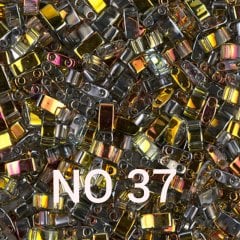 NO:37 Miyuki Half-Tila , Half Tila Boncuk HTL-4551  5 gr