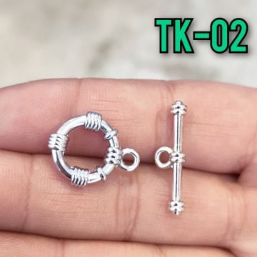 TK-02 Rodyum Kaplama T Kilit