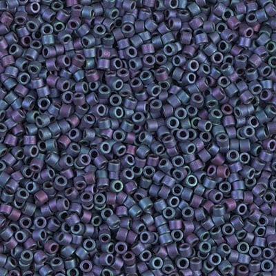 NO:323 Miyuki Delica Boncuk 11/0 DB1054 Mat Metalik Kaplama Yanar Döner