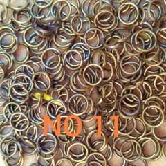 H-11 Antik Yeşil Pirinç Miyuki Halka - 4.5 mm - 5 Gr
