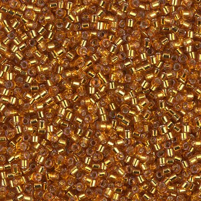 NO:099 Miyuki Delica Boncuk 11/0 DB1201 Koyu Altın Kristal