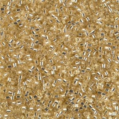 NO:296 Miyuki Delica Boncuk 11/0 DB1212 kristal açık altın