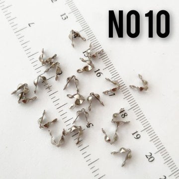 No: 10 Gümüş Renk Demir Düğüm Kapama