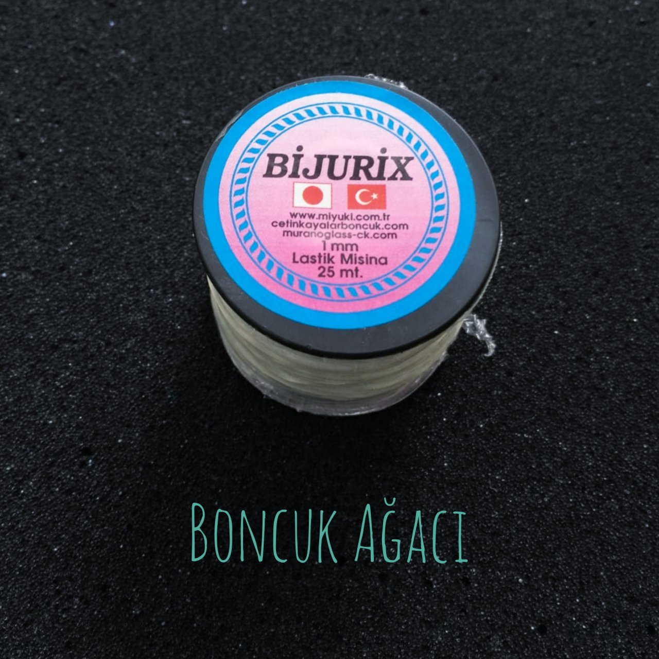Bijurix 1 mm Şeffaf Lastik Misina