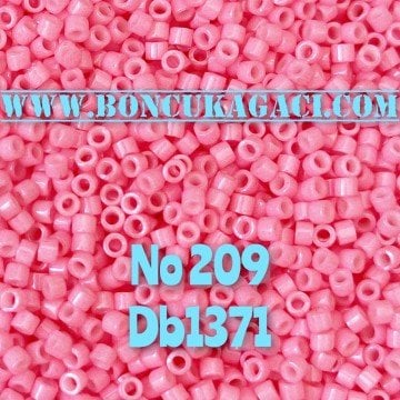 NO:209 Miyuki Delica , Miyuki Boncuk 11/0 DB1371 Boyalı Pembe