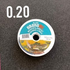 Krokodil 0.20 mm Şeffaf Misina