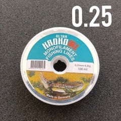 Krokodil 0.25 mm Şeffaf Misina