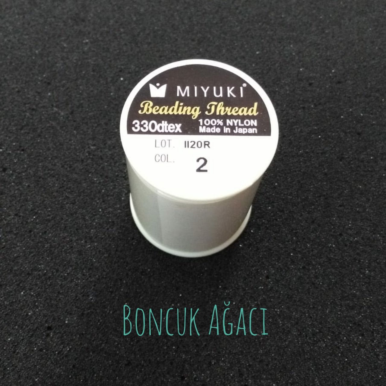 Miyuki Boncuk İpi No: 02 (Kırık Beyaz) - 500m (Yüksek Dayanıklı İnce Takı İpi)
