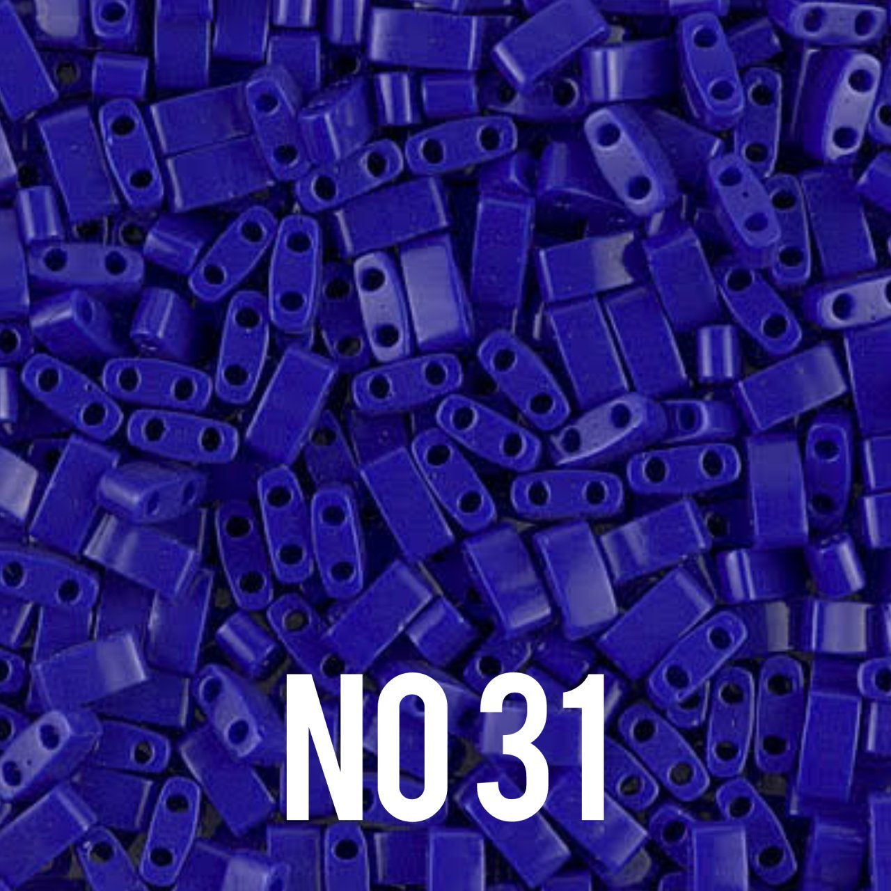 NO:31 Miyuki Half-Tila , Half Tila Boncuk HTL-414  Saks Mavi  5 gr