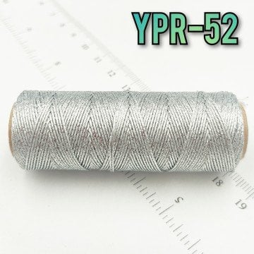 YPR-52 Gümüş Simli AAA Kalite Yerli Paraşüt İpi 50 m