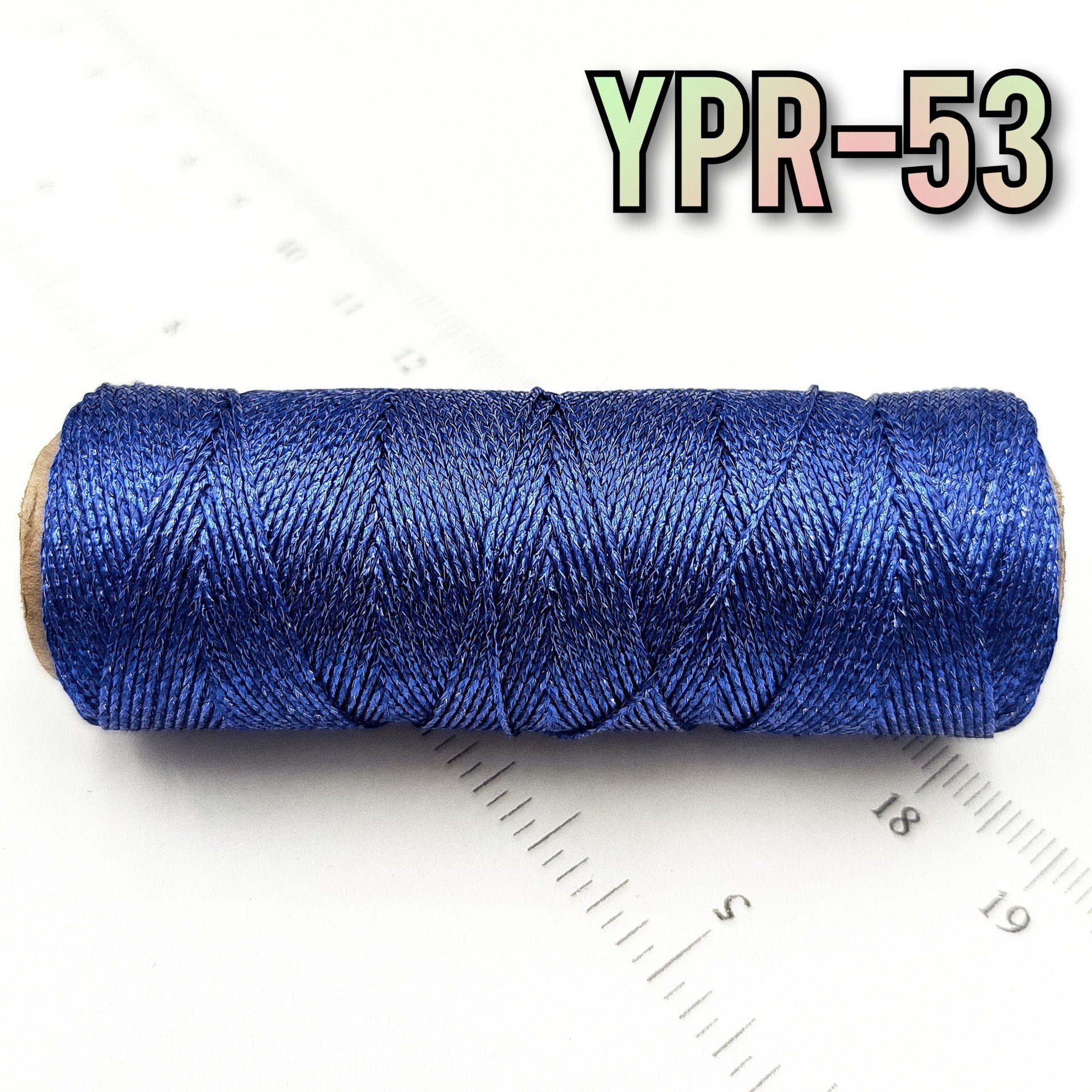 YPR-53 Gece Mavisi Simli AAA Kalite Yerli Paraşüt İpi 50 m