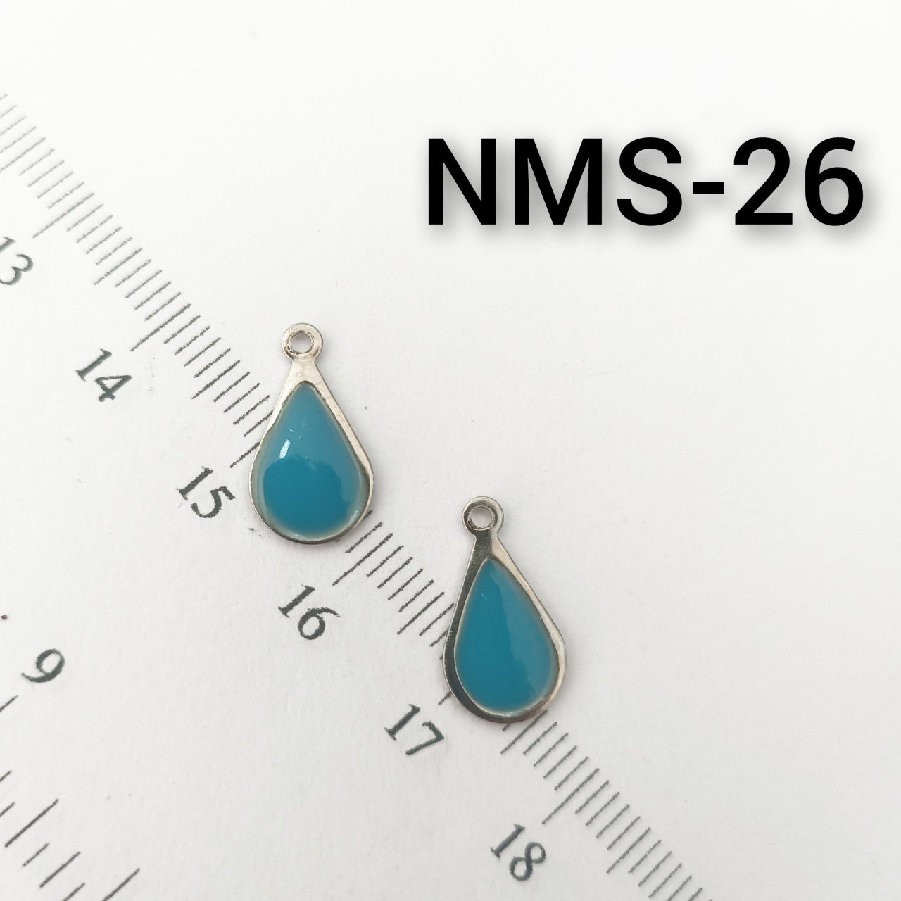 NMS-26 Nikel Kaplama Turkuaz Mineli Damla