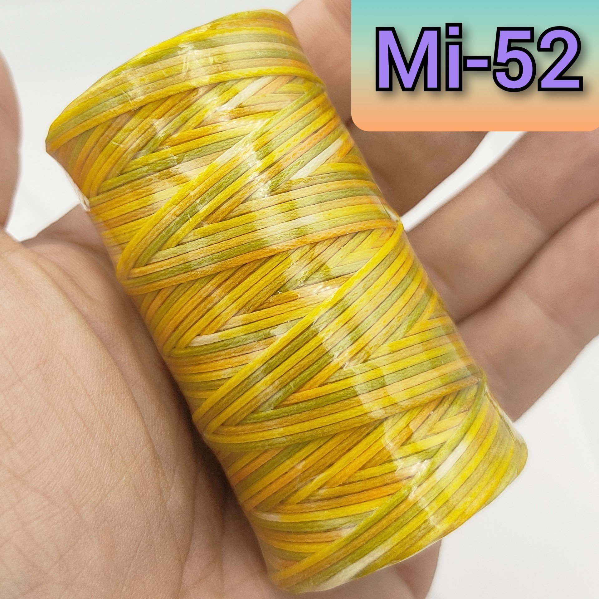 Mi-52 AAA Kalite Yerli Ebruli Mumlu İp 1 mm