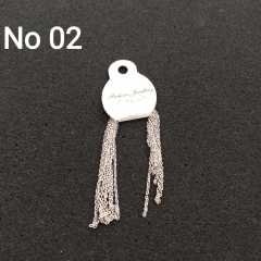 No : 002 Rodyum Kaplama Gümüş Renk Miyuki Zinciri