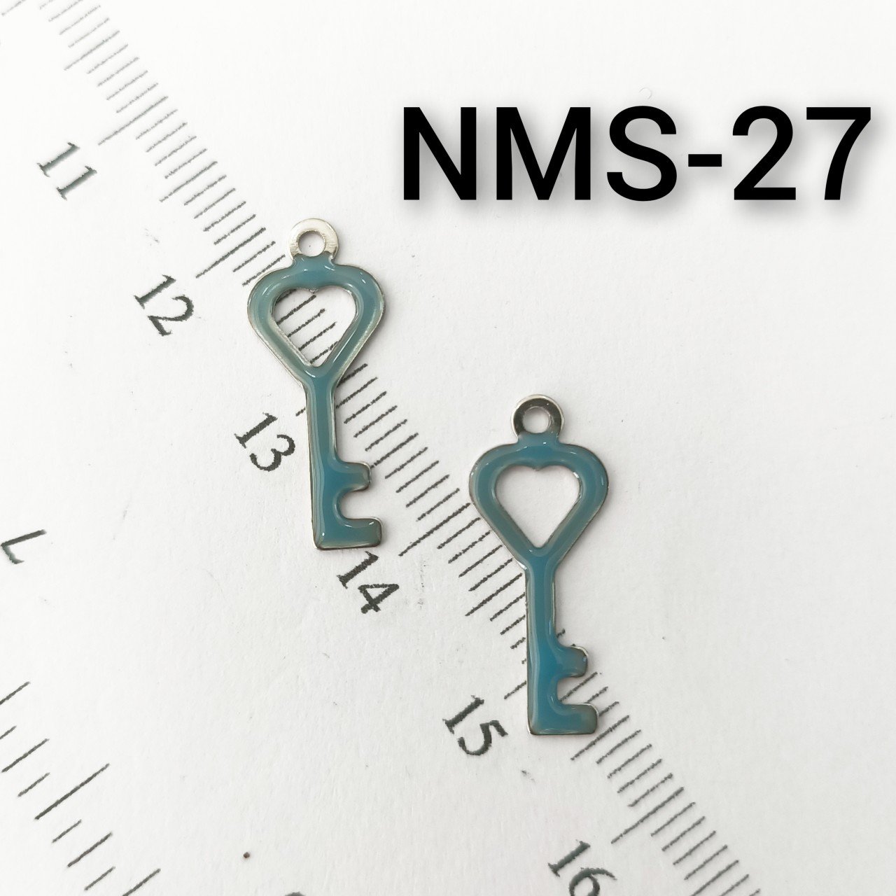 NMS-27 Nikel Kaplama Turkuaz Mineli Anahtar