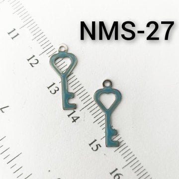 NMS-27 Nikel Kaplama Turkuaz Mineli Anahtar