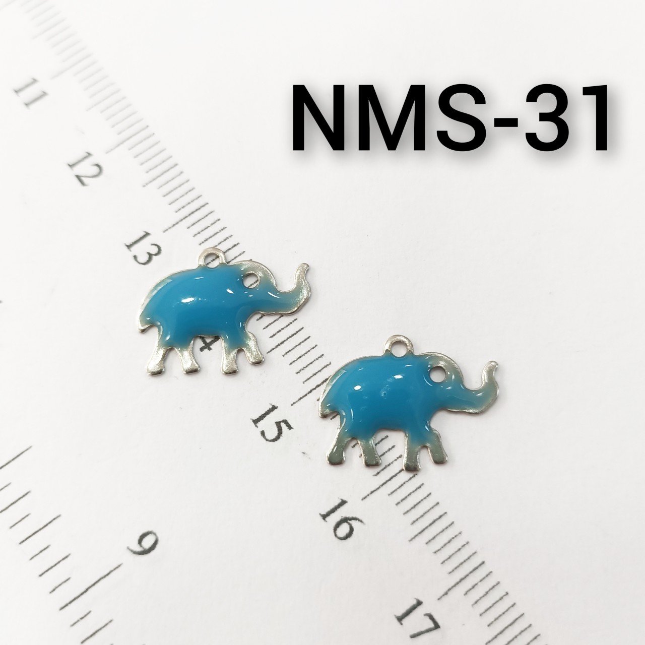 NMS-31 Nikel Kaplama Turkuaz Mineli Fil